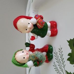 Set of 2 Napco mini figurines